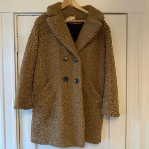 Zara women’s large teddy jacket